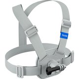 Telesın Aksiyon Kamera Göğüs Askısı (Vest Chest) | Hızlı Çıkarılabilir Yelek Göğüs Kayışı (Gri)