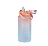 Vagonlife Su Matarası 2000Ml VGN2214 Turuncu Mavi