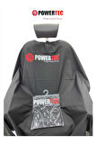 Powertec Penuar Berberler Için Özel Tasarım Baskılı Saç Kesim & Tıraş Önlüğü, Örtüsü, Penuar