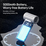 Jisulife Handheld Fan Life 9 3600mAh Grey