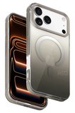 Fuchsia iPhone 17 Pro Max ile Uyumlu HBC-395 Altai Kablosuz Şarj Özellikli Kapak - Titan Gri