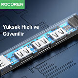 Rocoren USB-A 3.0 5Gbps 4 Portlu USB Çoklayıcı Hub
