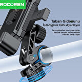 Rocoren 360° Ayarlanabilir Gidon Bağlantılı Bisiklet Motosiklet Telefon Tutucu