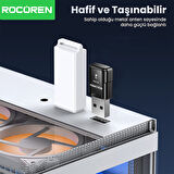 Rocoren 650 Mbps 2.4 & 5GHz Dual Band USB WiFi Adaptör