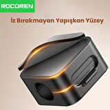 Rocoren Manyetik Kablo Düzenleyici ve Tutucu Klips Seti Siyah