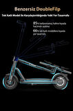 n65i Elektrikli Scooter 65 Km Menzil 25 Km Hız - 1000W Güç - Katlanır Scooter - %24 Eğim Performansı