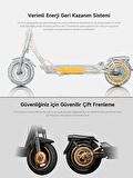 Gt3 Elektrikli Scooter - 700w Güç - 50 Km Menzil - %18 Eğim Perf. - 25 Km Hız-tcs - Çift Süspansiyon