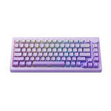 AKKO MONSGEEK M1W V3 HE-SP Purple Gradiant Hall Effect Manyetik Switch RGB Kablosuz Hotswap Mekanik Gaming Klavye