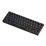 AKKO MONSGEEK FUN60 Pro Shine-Through Black Hall Effect Manyetik Switch ARGB Kablosuz Hotswap Mekanik Gaming Klavye