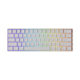 AKKO MONSGEEK FUN60 Pro Shine-Through White Hall Effect Manyetik Switch ARGB Kablosuz Hotswap Mekanik Gaming Klavye