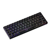 AKKO MONSGEEK FUN60 Max Nebulae Black Hall Effect Manyetik Switch ARGB Kablosuz Hotswap Mekanik Gaming Klavye