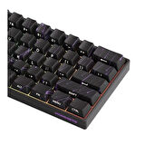 AKKO MONSGEEK FUN60 Max Nebulae Black Hall Effect Manyetik Switch ARGB Kablosuz Hotswap Mekanik Gaming Klavye