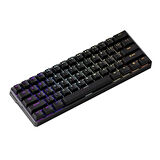 AKKO MONSGEEK FUN60 Ultra Shine-Through Black TMR Hall Effect Manyetik Switch ARGB Kablosuz Hotswap Mekanik Gaming Klavye