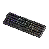AKKO MONSGEEK FUN60 Ultra Shine-Through Black TMR Hall Effect Manyetik Switch ARGB Kablosuz Hotswap Mekanik Gaming Klavye