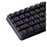 AKKO MONSGEEK FUN60 Ultra Shine-Through Black TMR Hall Effect Manyetik Switch ARGB Kablosuz Hotswap Mekanik Gaming Klavye