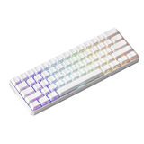 AKKO MONSGEEK FUN60 Ultra Shine-Through White Hall Effect Manyetik Switch ARGB Kablosuz Hotswap Mekanik Gaming Klavye