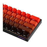 AKKO MONSGEEK FUN60 Max Shine-Through Blaze Gradient Hall Effect Manyetik Switch ARGB Kablosuz Hotswap Mekanik Gaming Klavye