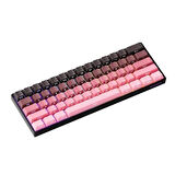 AKKO MONSGEEK FUN60 Max Shine-Through Black-Pink Gradient Hall Effect Manyetik Switch ARGB Kablosuz Hotswap Mekanik Gaming Klavye