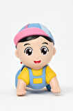 Sevimli Emekleyen Bebek (Mavi ve Pembe)