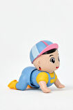 Sevimli Emekleyen Bebek (Mavi ve Pembe)