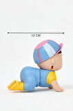 Sevimli Emekleyen Bebek (Mavi ve Pembe)