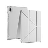 Honor Pad X8A 11 inç Uyumlu Uyku Modlu Standlı Kalemlikli Trifolding Fuchsia Tablet Kılıfı
