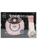 Vagonlife Cocosmile  Uzay Tema Kılıflı Pipetli Tritan Çocuk Matara 630 ml Pembe