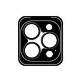 Rock Space Pure Serisi 0.33mm Temperli Cam Kamera ve Lens Koruyucu 15 / 15 Plus