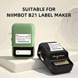 Niimbot T50x30mm Çiçek Desenli Termal Etiket (B1,B21S,B3S)