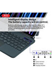 Kablosuz Klavye KB09 - iPad 10.9''/11'' Uyumlu, Touchpad’li, Dijital Ekranlı, Türkçe Q, Şarjlı