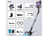 INSE S10P Cordless Vacuum Cleaner Şarjlı Dikey Süpürge Mor