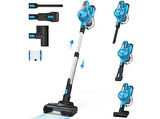 INSE S62 Cordless Vacuum Cleaner Şarjlı Dikey Süpürge Mavi