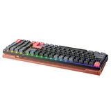 Machenike K600-B100 Lite Kablolu Brown Switch RGB Siyah İngilizce Gaming Klavye