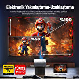 Vankyo Leisure L470A Android TV 1080P Destekli Projeksiyon Cihazı +Auto Focus+Auto Keystone+6G WiFi+5.2 Bluetooth+300 İnç Yansıtma+HiFi Premium Ses Sistemi Beyaz PS5/XBOX/HDMI