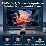 Vankyo Performance V700G Android Google TV HDR10+ 4K Destekli Projeksiyon Cihazı +Auto Focus+Auto Keystone+6G WiFi+5.2 Bluetooth+300İnç Yansıtma+Hifi Dolby Ses Sistemi+PS5/PS4/XBOX