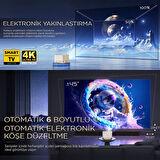 Vankyo Aurzen Boom 3 4K Android TV Projeksiyon Cihazı +Auto Focus+Auto Keystone+6G WiFi+5.2 Bluetooth+300 İnç Yansıtma+36W HiFi Dolby Ses Sistemi Gold - PS5/PS4/XBOX/HDMI