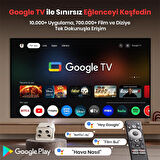 Vankyo Aurzen Boom Mini Android Google TV 4K Destekli Projeksiyon Cihazı +HDR10+ToF Auto Focus+ToF Auto Keystone+6G WiFi+6.1BT+20W Dolby Ses Sistemi+Ayarlanabilir Açılı Beyaz - PS5/PS4/XBOX/NINTENDO
