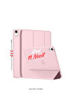 iPad 11. Nesil A16 2025 Uyumlu 10.9 inç Standlı Katlanabilir Fuchsia Smart Cover Tablet Kılıfı