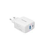 Ricomm 65W GaN USB-C + USB-A Şarj Aleti iPhone & iPad & Macbook &Samsung & Notebook Hızlı Şarj Cihazı + 2 Metre 100W Type-C Şarj Kablosu