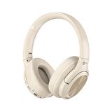 Lenovo Lecoo ES208 Bluetooth 5.3 Kablosuz Mikrofonlu Kulak Üstü Kulaklık Beyaz