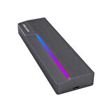 Hiksemi MDR1 USB 3.2 Type-C Support ASUS AURA SYNC RGB Lighting Up to 10Gbps Taşınabilir Harddisk