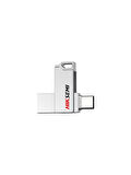 Hiksemi E327C USB 3.2 Dual 256GB Bellek (Typc + USB A) HS-USB-E327C-256G Usb Bellek