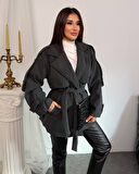 APOLET KUŞAK DETALI KAŞE KABAN