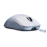 MCHOSE A5 Ultra White 8K/4K Hz Kablosuz Simetrik Gaming Mouse (A5-13SA)