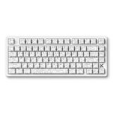 MCHOSE Jet 75 E-sport White Topographic %75 Hall Effect Starburst Manyetik Switch RGB Hotswap Mekanik Gaming Klavye (MC-Jet75-2)