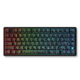 MCHOSE Jet 75 E-sport Black Topographic %75 Hall Effect Starburst Manyetik Switch RGB Hotswap Mekanik Gaming Klavye (MC-Jet75-3)