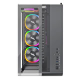 ONTECH - 1st Player Rt7 Siyah Dıgıtal 850w 80+ Gold Full Modüler 4x12cm Argb 3 Taraflı Temperli Cam Usb 3.0 - Type C Atx Kasa
