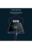 60w Type-c To Type-c Süper Hızlı Şarj Kablosu ( Türkiye Garantili)