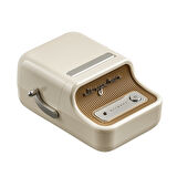 Niimbot B21 Pro Bluetooth Taşınabilir Termal Etiket Yazıcı - Krem (300DPI)