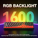 Aula Win68 He Pro Manyetik Klavye Rapid Trigger Xingyi Switch 8000Hz RGB TKL Hot Swap Oyuncu Klavyesi Gri
